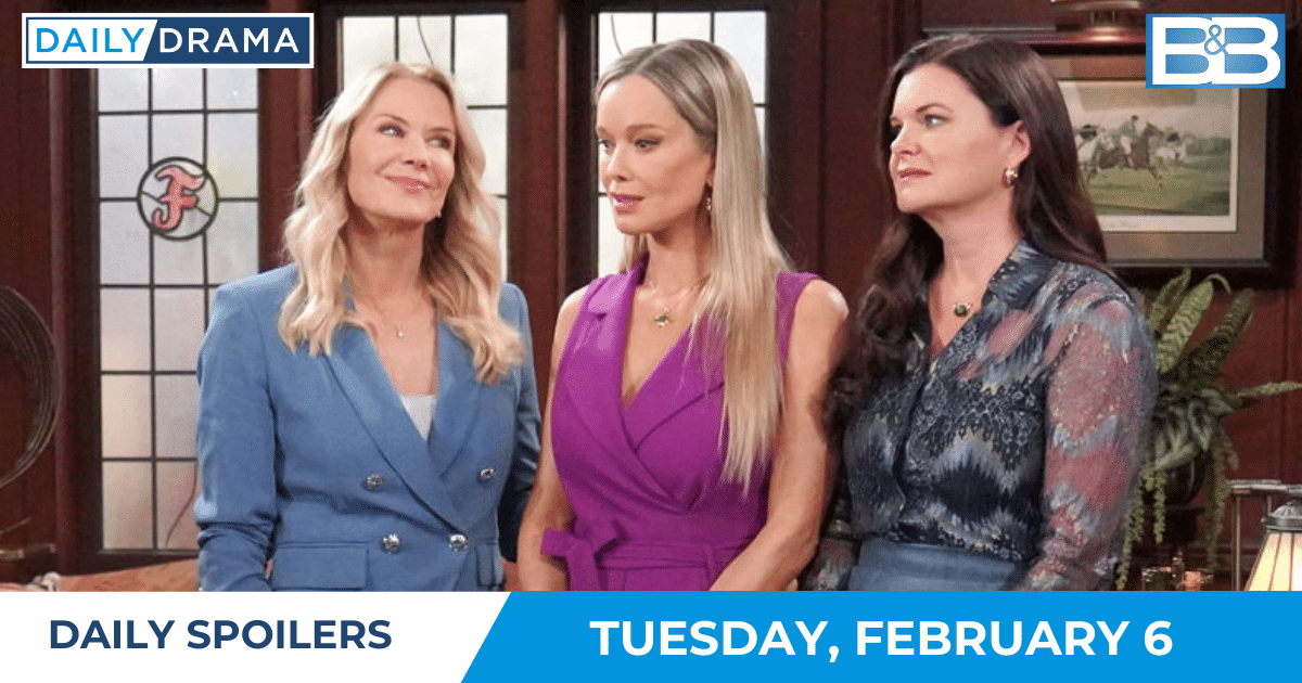 The Bold and the Beautiful Spoilers: The Logan Sisters Gather Together