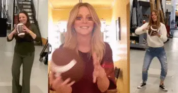 The young and the restless crew catch super bowl fever