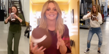 The young and the restless crew catch super bowl fever