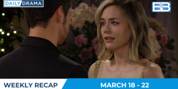 The bold and the beautiful weekly recap for march 18 - 22: steffy rides to her big brother's defense