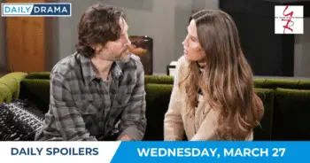 The young and the restless spoilers: daniel and heather panic about their future