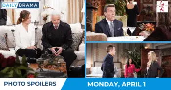 The young and the restless teaser photos: big news and messy exes