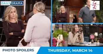 The young and the restless teaser photos: hot and cold connections