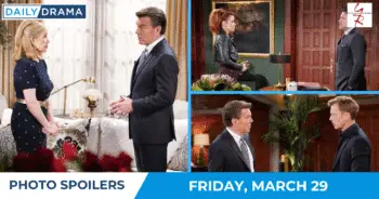 The young and the restless teaser photos: meddling and meet ups