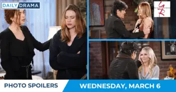 The young and the restless teaser photos: tragic news and romantic rivals