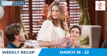 The young and the restless weekly recap for march 18 - 22: altered states