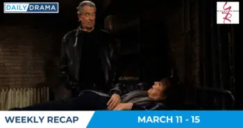 The young and the restless weekly recap for 3/11 – 3/15: out of sight, but not out of mind
