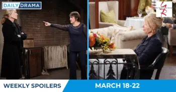 The young and the restless weekly spoilers for 3/18 – 3/22: best laid plans going to pot