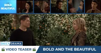 The bold and the beautiful video promo: begging, pleading, and violence