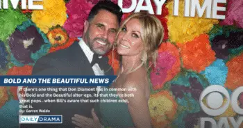 The bold and the beautiful's don diamont soaks up some son