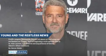 The young and the restless comings & goings: christopher cousins may have the cure to what ails ashley