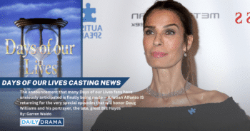 Days of our lives comings & goings: kristian alfonso returning as hope williams brady