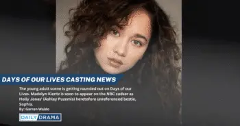 Days of our lives comings & goings: madelyn kientz to play holly's bestie