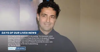 Stephen schnetzer on his return to days of our lives