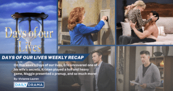 Days of our lives weekly recap for april 22 - 26: a prenup, a cover up, and a whole lot of drama