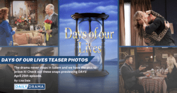 Days of our lives photo teasers: friendly frenemies and lusty lovers