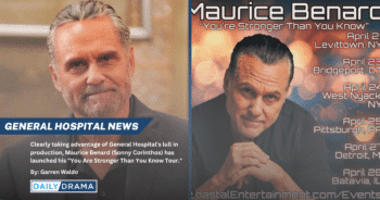 General hospital's maurice benard is out on tour