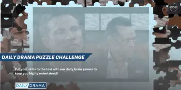 Daily drama puzzle challenge!