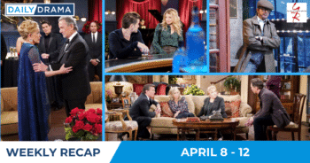 The young and the restless weekly recap for april 8 – 12: instigation, intervention, and infatuation