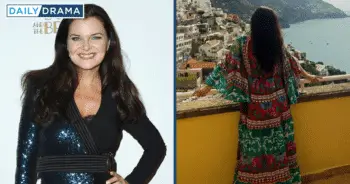 The bold and the beautiful's heather tom shows off her vacation snaps