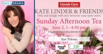 Kate linder invites you to high tea with a trio of y&r friends