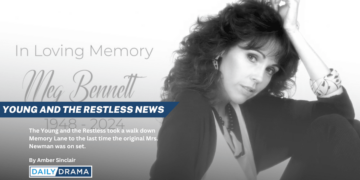 The young and the restless honors fallen star meg bennett