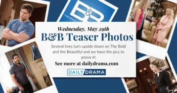 8 burning hot bold and the beautiful spoiler photos for may 29th