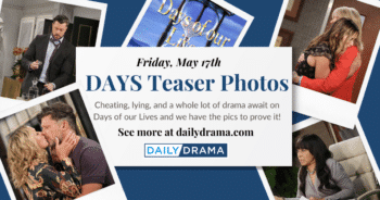Days of our lives teaser photos: hot kisses and scathing confrontations