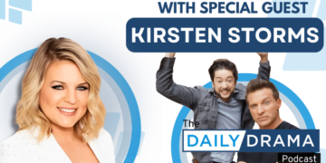 The daily drama podcast: decorating steve's dressing room with kirsten storms!