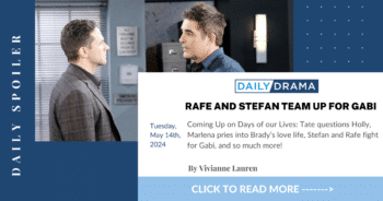 Days of our lives spoilers: rafe and stefan team up for gabi