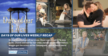 Days of our lives weekly recap for may 6 - 10: burying secrets and hurt feelings