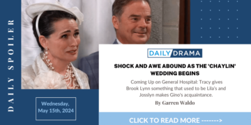 General hospital spoilers: shock and awe abound as the 'chaylin' wedding begins