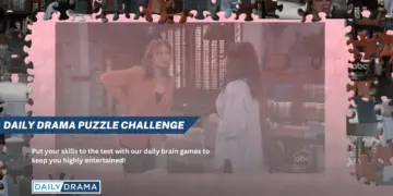 Daily drama puzzle challenge!