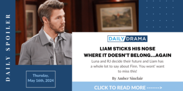 The bold and the beautiful spoilers: liam sticks his nose where it doesn’t belong…again