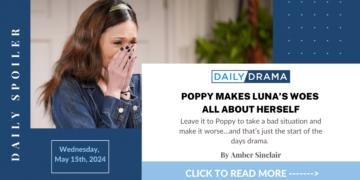 The bold and the beautiful spoilers: poppy makes luna’s woes all about herself