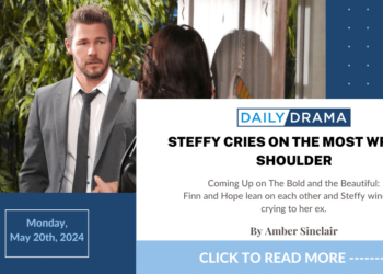 The bold and the beautiful spoilers: steffy cries on the most wrong shoulder
