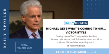 The young and the restless spoilers: michael gets what’s coming to him…victor style