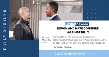 The young and the restless spoilers: devon and nate conspire against billy 