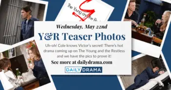 The young and the restless teaser photos: help or hinder? Cole decides jordan’s fate