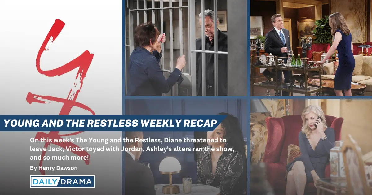 The young and the restless weekly recap for may 6 - 10: victims, criminals, and sudden switch-ups 1 The young and the restless weekly recap for may 6 - 10: victims, criminals, and sudden switch-ups