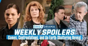 Days of our lives weekly spoilers: games, confrontations, and an earth-shattering reveal