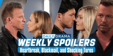 Days of our lives weekly spoilers: heartbreak, blackmail, and shocking turns