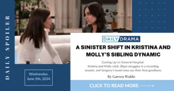 General hospital spoilers: a sinister shift in kristina and molly's sibling dynamic