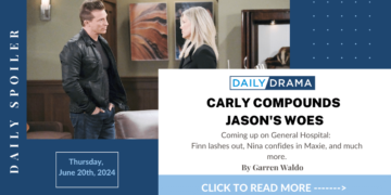General hospital spoilers: carly compounds jason's woes