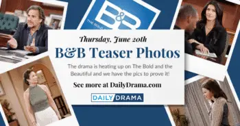 The bold and the beautiful teaser photos: jealousy is a hard pill to swallow
