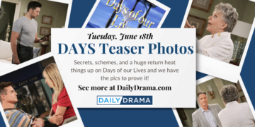 Days of our lives photo teasers: jack returns & maggie’s in mourning