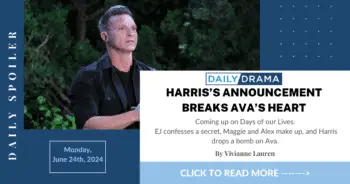 Days of our lives spoilers: harris’s announcement breaks ava’s heart