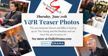 The young and the restless teaser photos: schmoozing & making moves
