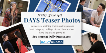 Days of our lives photo teasers: bombshells & backstabbing
