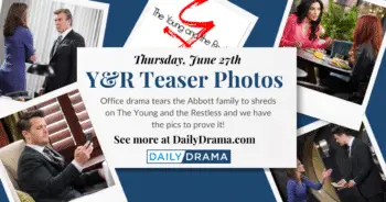 The young and the restless teaser photos: tempers explode at jabot!